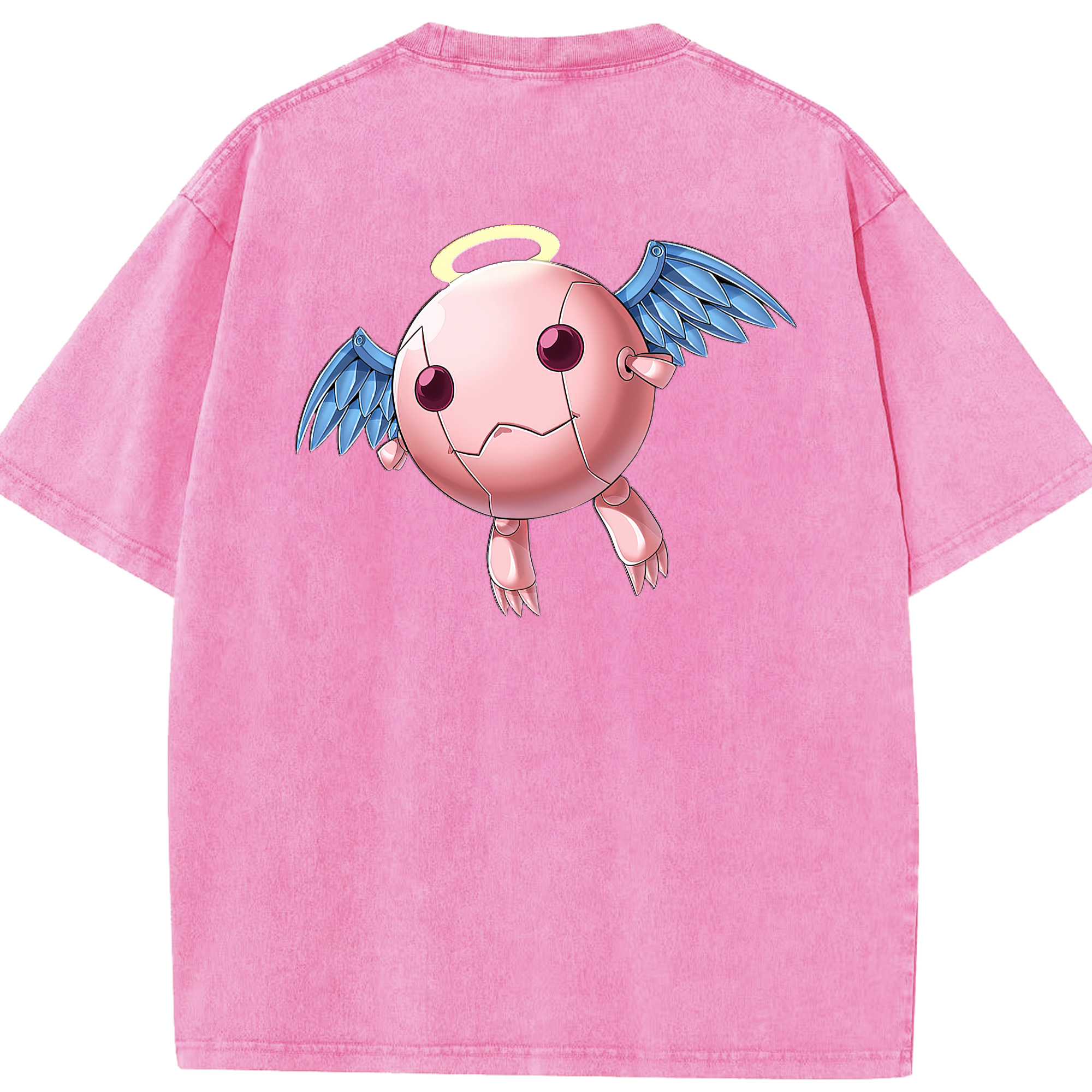 （画像用） 遊☆戯☆王 Yu-Gi-Oh! 綿100% ヴィンテージ風 半袖Tシャツ（背面プリント）